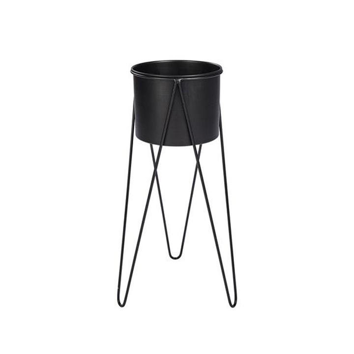 Brishon Glass Pot Black – Stunning Glass for Home Decoration