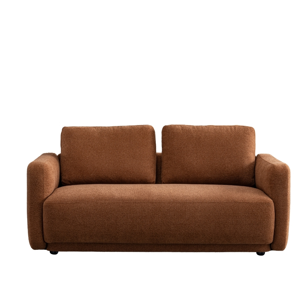 Yucca 2-Seater Sofa in Brown – Luxury & Timeless Elegance