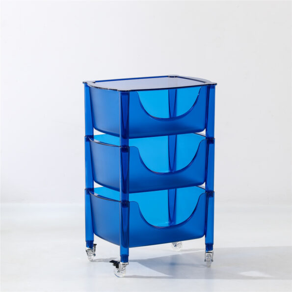 Foldra Storage Cabinet in blue premium PET design