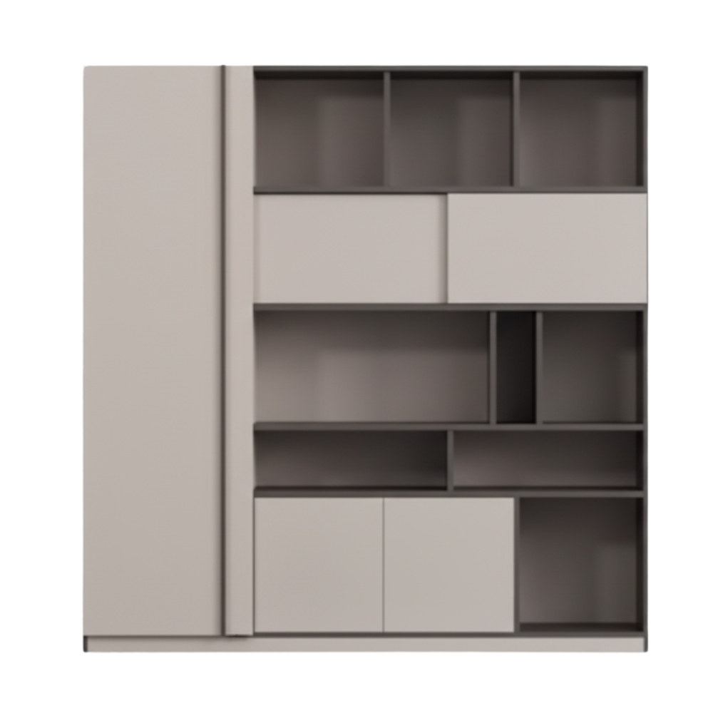 Syntera Crest Book Cabinet – Exquisite Modern Elegance