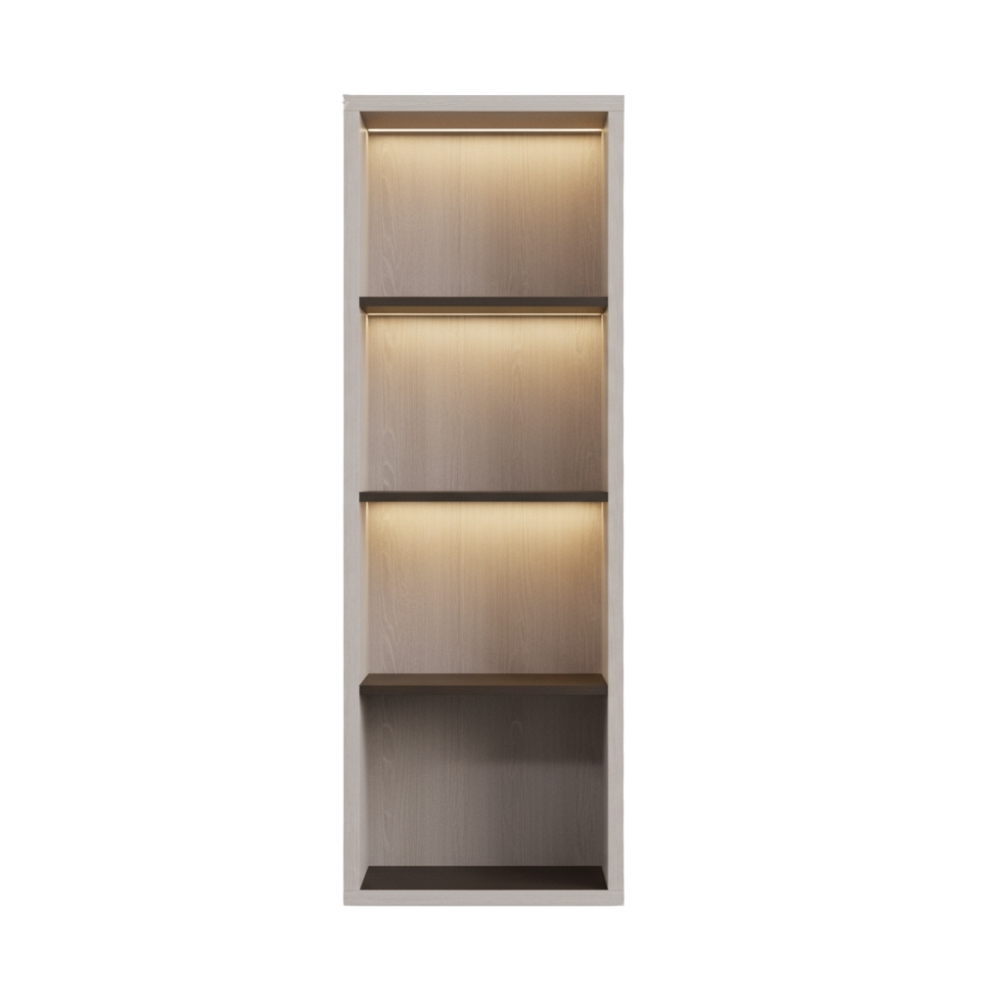 Riftline Book Cabinet – Exclusive Modern Storage Masterpiece