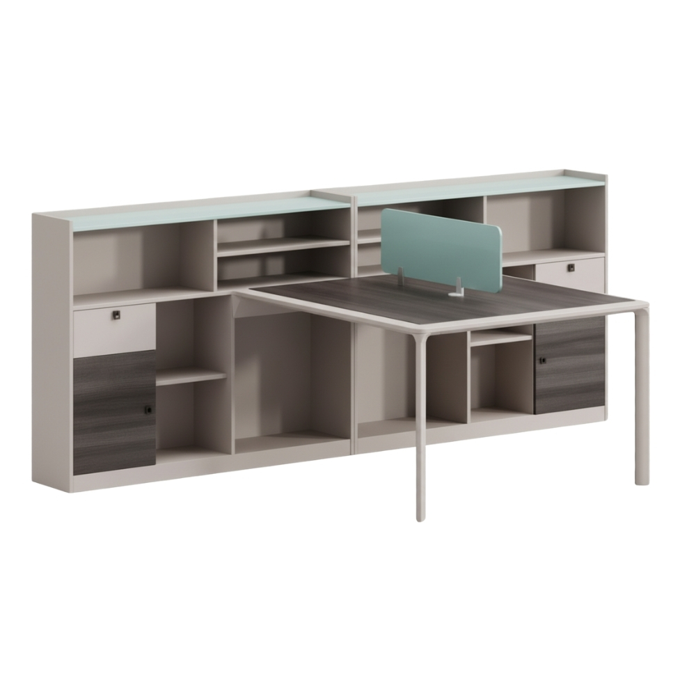 Zareon Desk 2 Seat – Unleash Modern Workspace Luxury
