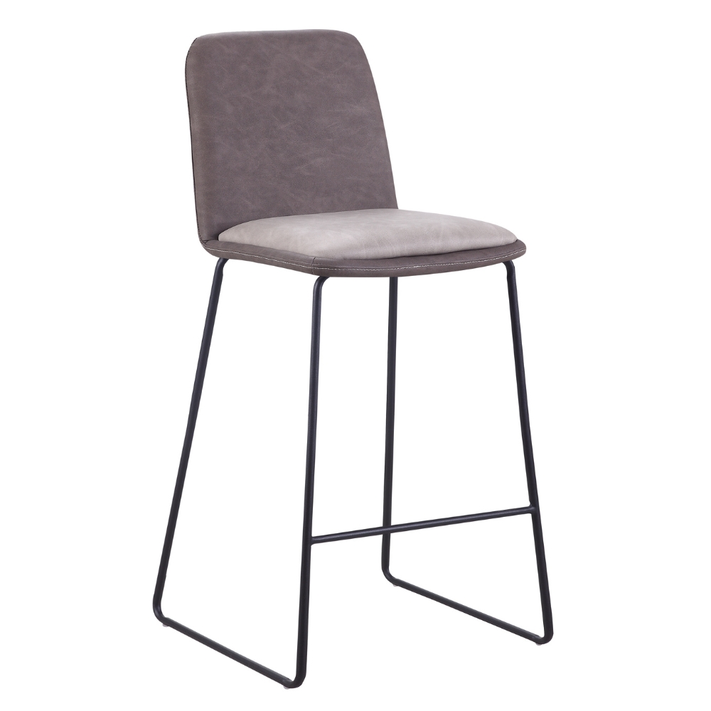 Axel Bar Stool – Modern Elegant Bar Chair with PU Upholstery and Metal Legs