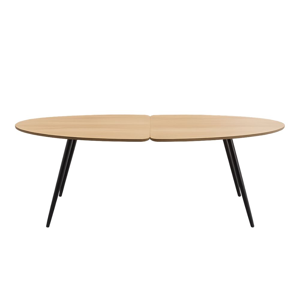 Coresta Oval Coffee Table – Minimalist Contemporary Beauty