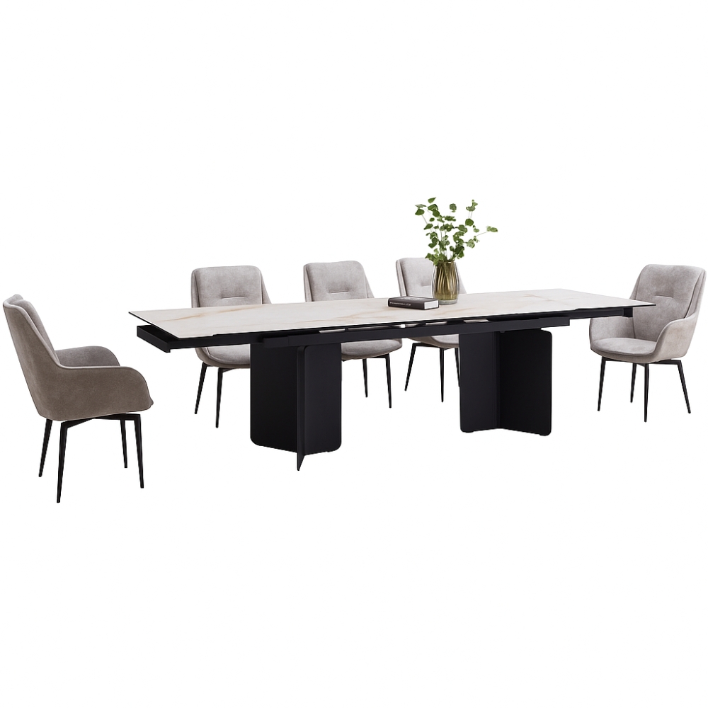 Arkos Dining Table – A Stunning Blend of Art & Strength