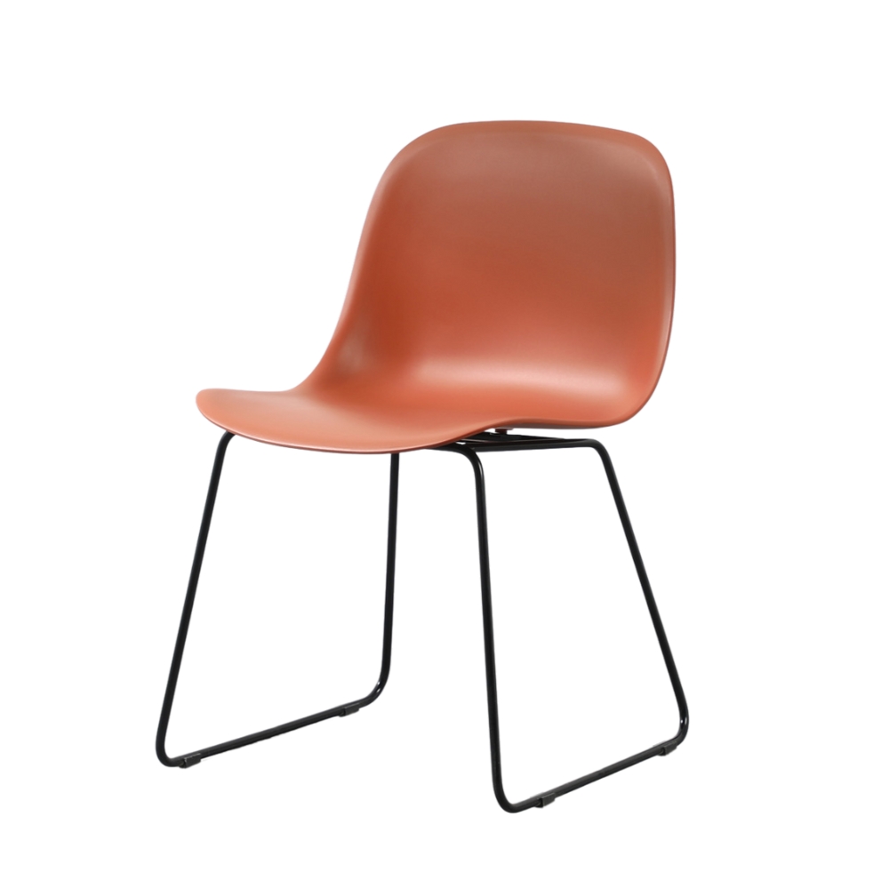 Solvyn Slide Dining Chair Brown Modern Dining Furniture